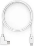 COMPULOCKS 6FT CHARGE AND DATA USB-C TO USB-C 90-DGR CBL RIGHT ANGLE WHT