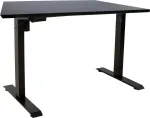 Home4you T&ouml;&ouml;laud ERGO 1-mootoriga 140x80xH71-121cm, must
