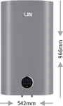 LIN LIFVD1SMGY 80L SMART Electric Water Heater, Grey, WiFi