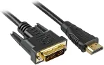 SHARKOON Adapter HDMI -> DVI-D (18+1) black 5m