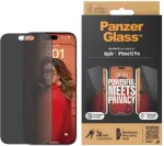 PANZERGLASS Kaitseklaas privaatsusfiltriga Apple iPhone 15 Pro, Ultra-Wide Fit,