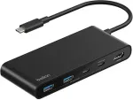 Belkin CONNECT USB-C 7-in-1 with Dual USB-C Ports, bl. AVC023hqBK