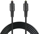 SANDBERG - Digitales Audio-Kabel (optisch) - TOSLINK (M) - TOSLINK (M) - 1,8m - Glasfaser - Schwarz (505-40)