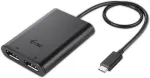I-Tec USB-C dual Display Port Video Adapter 2x Display Ports 4K Ultra HD