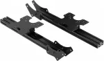 NEXT LEVEL RACING ELITE FREESTANDING MONITOR STAND TRIPLE ADD-ON - BLACK EDIT