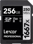 M&auml;lukaart LEXAR SDXC 256GB Professional 1667x UHS-II U3 V60
