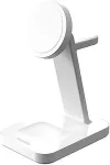 No name mophie Snap+ 3-in-1 Wireless Charge Stand Headset, Smartphone, Smartwatch White USB Wireless charging Fast charging Indoor