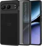 Tech-Protect Kaitse&uuml;mbris Magmat, OnePlus Nord 4, matt l&auml;bipaistev musta &auml;&auml;rega,
