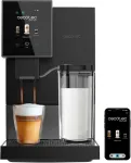 Kohvimasin Cecotec Coffee Maker | Cremmaet Compactccino Connected | Pump pressure 19 bar | Built-in milk frother | Super-automatic | Black