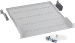 Triton 19" shelf A1 with perforation 450mm, max. 40kg gray