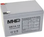 CARSPA MHPower GE14-12 Gel battery 12V/14Ah, Faston F2 - 6.3mm, Deep Cycle