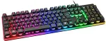 Klaviatuur Deltaco Gaming Tastatur USB, RGB, schwarz PK75