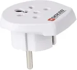 Skross 1.500217-E power plug adapter Type C (Europlug) Universal White