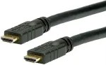 VALUE - HDMI mit Ethernetkabel - HDMI (M) bis HDMI (M) - 15 m - abgeschirmt - Schwarz - 4K Unterst&uuml;tzung