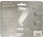 Dunlop Tennis racket overgrip SUPER TAC 3pcs. white