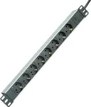 ROLINE 19.07.1622 power extension 2 m 8 AC outlet(s) Indoor Aluminium