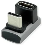 ROLINE USB4 Gen 3x2 Adapter Typ C ST/BU, Aluminium, 360, breit, silberfarben