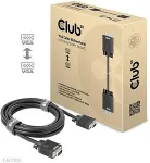 Club 3D VGA-kabel 3m Sort