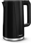 Veekeetja Tristar Double Walled Kettle | WK-3407 | Electric | 2200 W | 1.7 L | Plastic | 360&deg; rotational base | Black