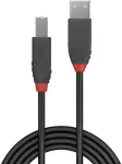 Lindy 0.2M USB 2.0 TYP A AN B KABEL ANTHRA LINE