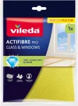 Vileda Actifibre Pro glass and window cloth, 1 piece