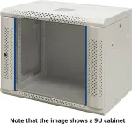 TOTEN 19" wall cabinet , 12U, 600x450, glass door, white / WS64126000/ 19-W6412V