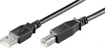 ACC goobay USB-kabel 25cm Sort