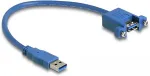 DELOCK USB 5 Gbps Kabel Typ-A Stecker zu USB 5 Gbps Typ-A Buchse zum Einbau 25 cm