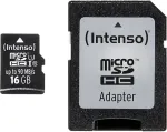 M&auml;lukaart Intenso MEMORY MICRO SDHC 16GB C10/W/ADAPTER 3433470