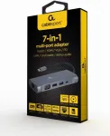 GEMBIRD A-CM-COMBO7-01 notebook dock/port replicator USB 3.2 Gen 1 (3.1 Gen 1) Type-A Grey