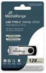 M&auml;lukaart MEDIARANGE USB-Stick USB 3.2 Gen1 USB-C 128GB