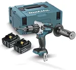 MAKITA DHP458RTJ drill 2000 RPM Black, Blue
