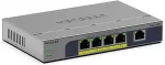 Netgear GS105PP - Switch - unmanaged - 1 x 10/100/1000 + 4 x 10/100/1000 (PoE+) - Desktop, wandmontierbar - PoE+ (83 W)