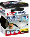 TESA extra Power Perfect Gewebeband 2,75m 38mm schwarz