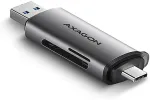 Kaardilugeja AXAGON CRE-SAC USB card reader SD/microSD, USB