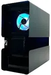 Korpus AZZA Gaming PC Geh&auml;use Cast 808B Midi ATX Alu Schwarz