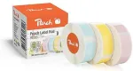 Peach Ersatzrollen f&uuml;r Label Printer PE-110 3 Rollen B/C/Y