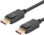 TECHly DisplayPort 1.4 Anschlusskabel, St./St., 3m, schwarz