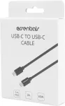 Essentials USB-C &ndash; USB-C kaabel, 1 m, must