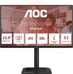 Monitor AOC 60,5cm (23,8") 24E4U 16:09 HDMI+DP+USB IPS Lift black