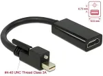 DeLOCK Displayport Adapter mini DP -> HDMI St/Bu 4K +Schr