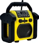 Raadio Adler | Construction radio with Bluetooth | AD 1911 | AUX in | Black/Yellow
