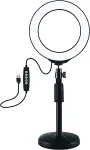 Noname LED Ring Lamp 16cm With Desktop Mount Up to 33cm, USB, RGBW