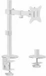EQUIP Tischhalterung 17"-32"/1TFT 360&deg; H.verst. 9Kg wei&szlig; retail