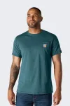 Carhartt Koszulka Force Midweight SS Pocket HARBOR