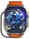 Fixed Sapphire glass for Apple Watch Ultra with frame