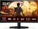 Monitor AOC 59,9cm/23,6" (1920x1080) C24G42E 16:9 Fast VA 1ms 180Hz HDMI2.0 DisplayPort1.4 Speaker AdaptiveSync Curved HDR10 Black/Red