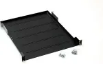 Triton 19" pull-out shelf 650mm full extension, load capacity 45kg black