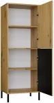 TOP E SHOP KAMARO 2DK SLIM/GŁ OAK ARTISAN DISPLAY CABINET