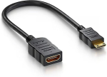 PREMIUMCORD Flexi adapter HDMI Type A female - mini HDMI Type C male for flexible connection